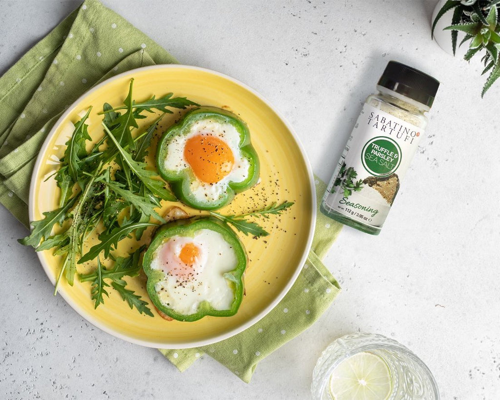 TRUFFLED PEPPER EGG-IN-A-HOLE
&ndash; Sabatino