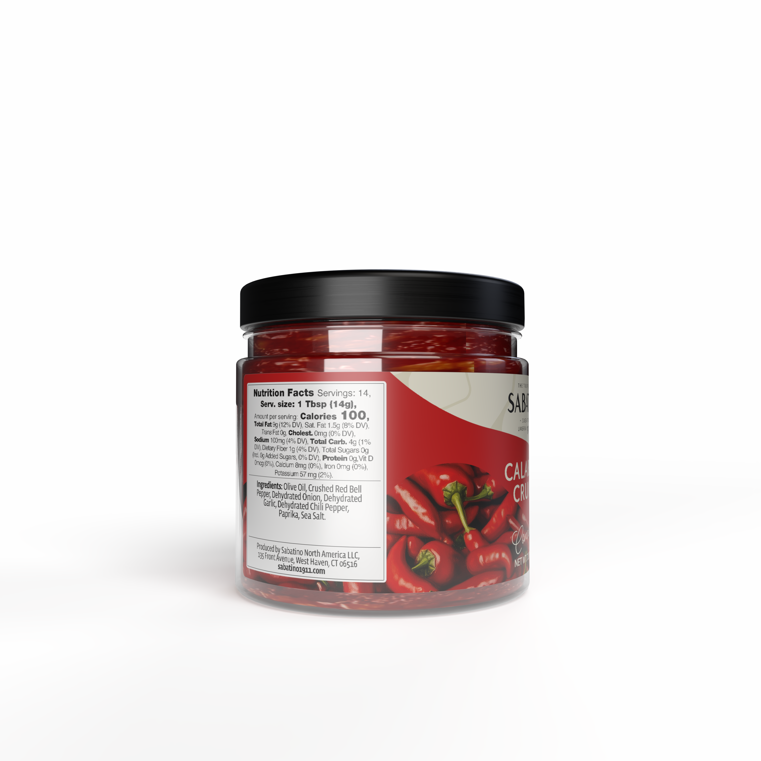 a jar of red sauce