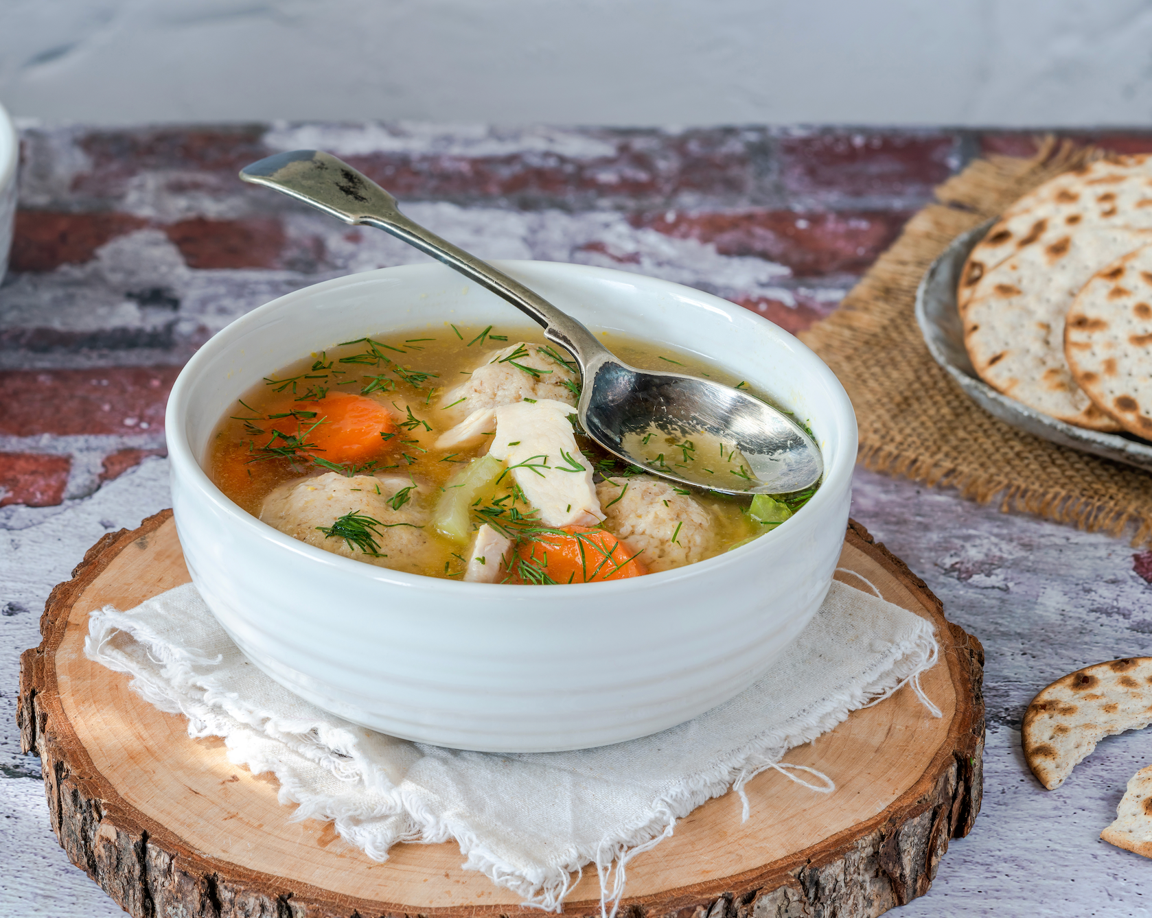 TRUFFLE MATZO BALL SOUP