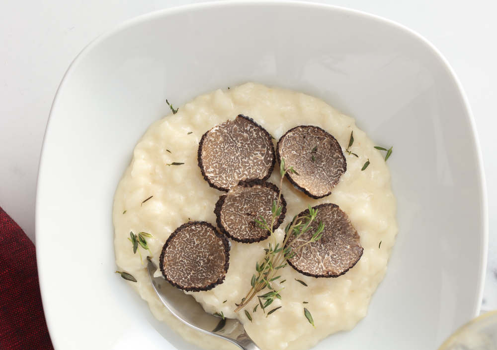 Risotto with Black Winter Truffles
