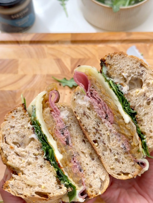 Truffle Mayo Roast Beef Sandwich