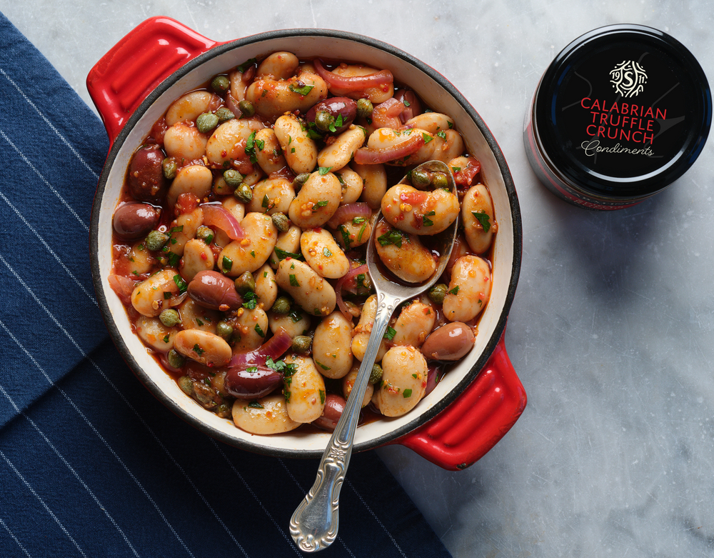 Spicy Butter bean Puttanesca