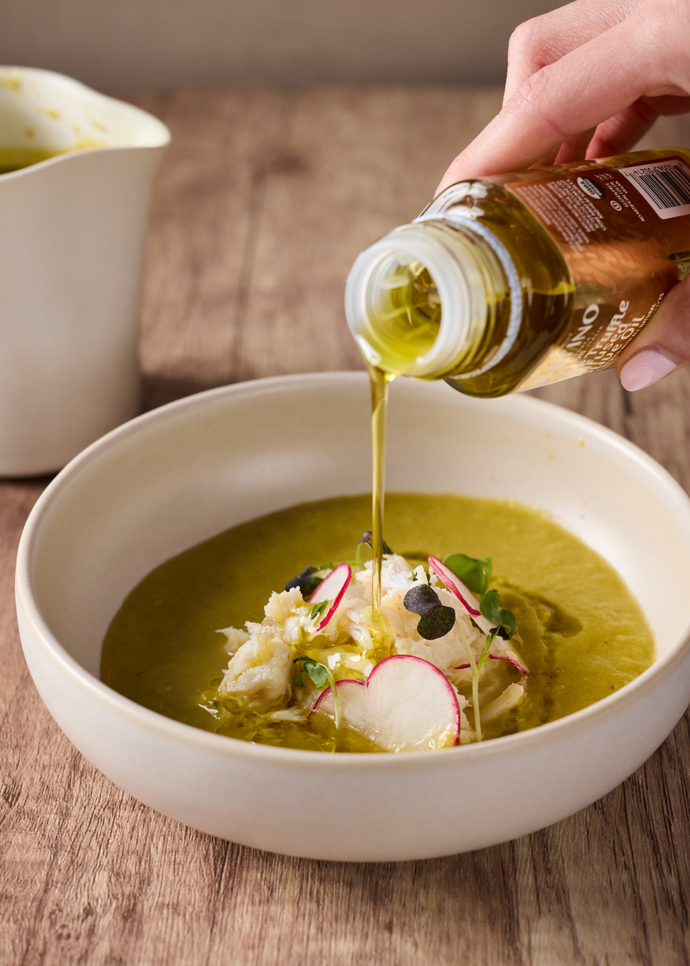 asparagus & crab soup