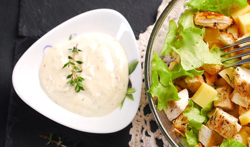 CAESAR DRESSING WITH TRUFFLE OIL