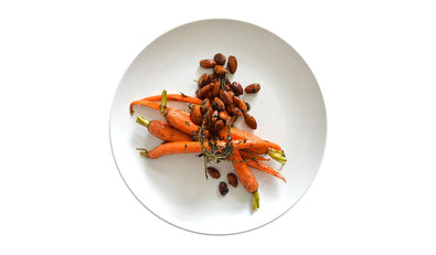 Truffle Maple Almonds and Carrots