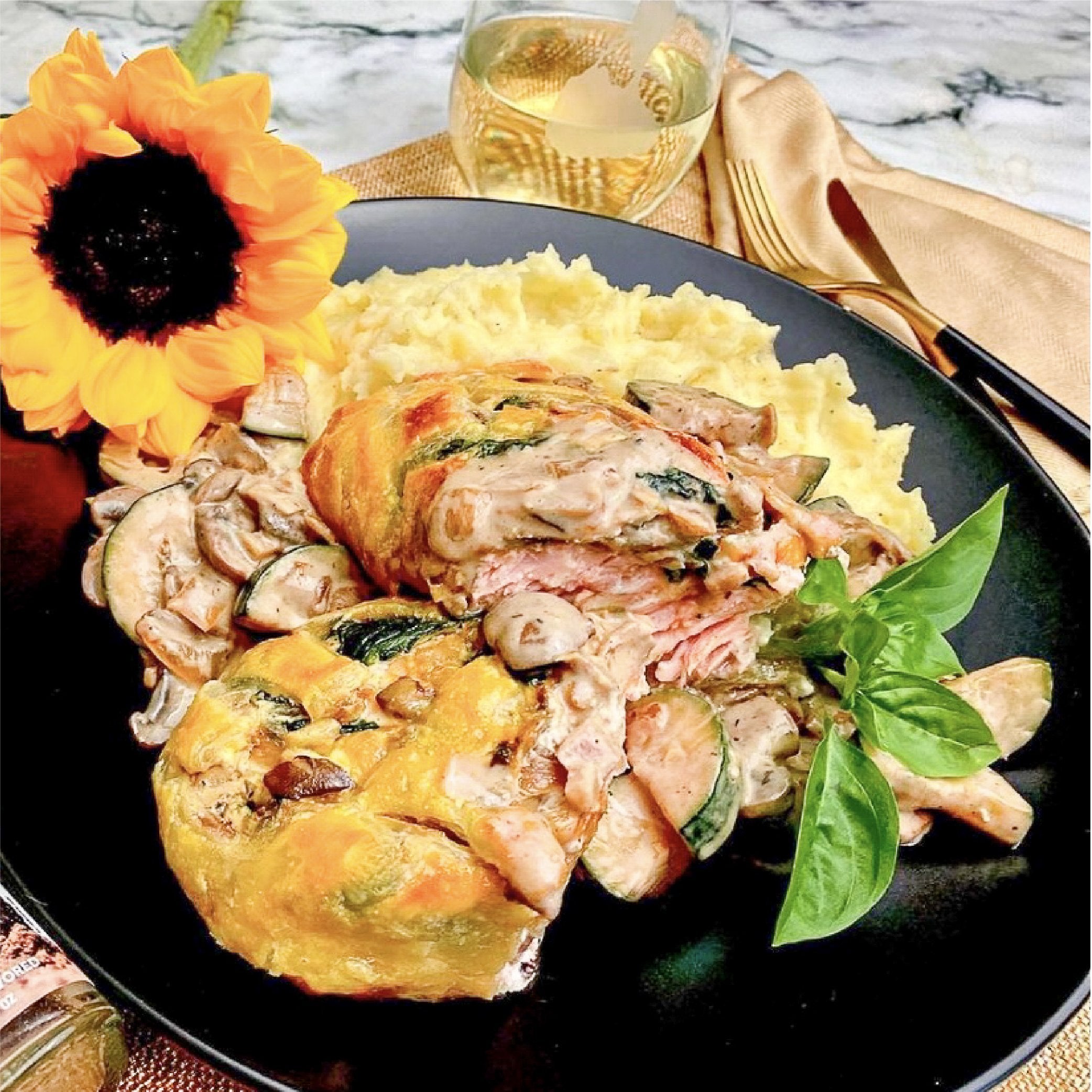 SALMON WELLINGTONS WITH TRUFFLE ZEST