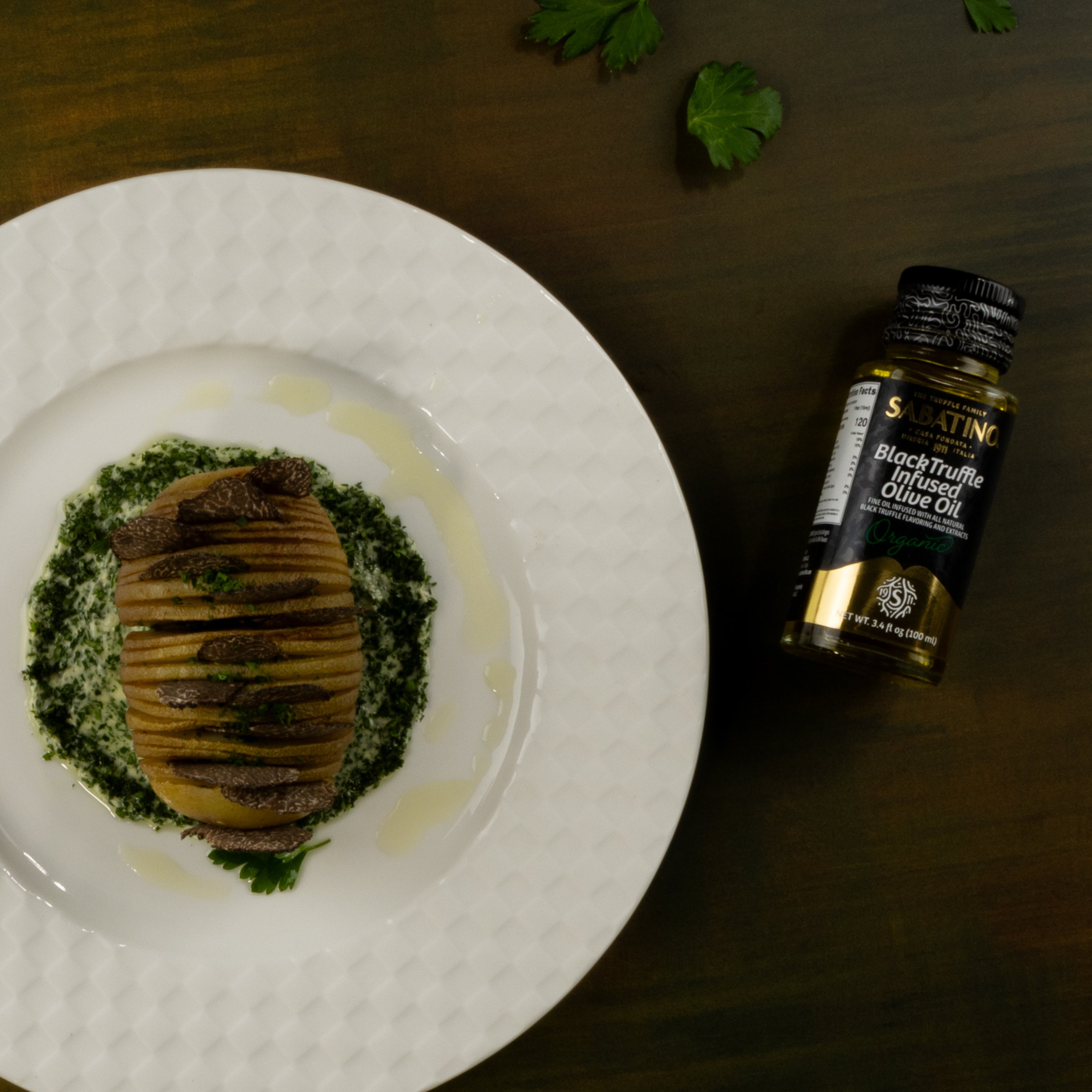 USDA Organic Black Truffle Infused Oil - 3.4 fl oz
