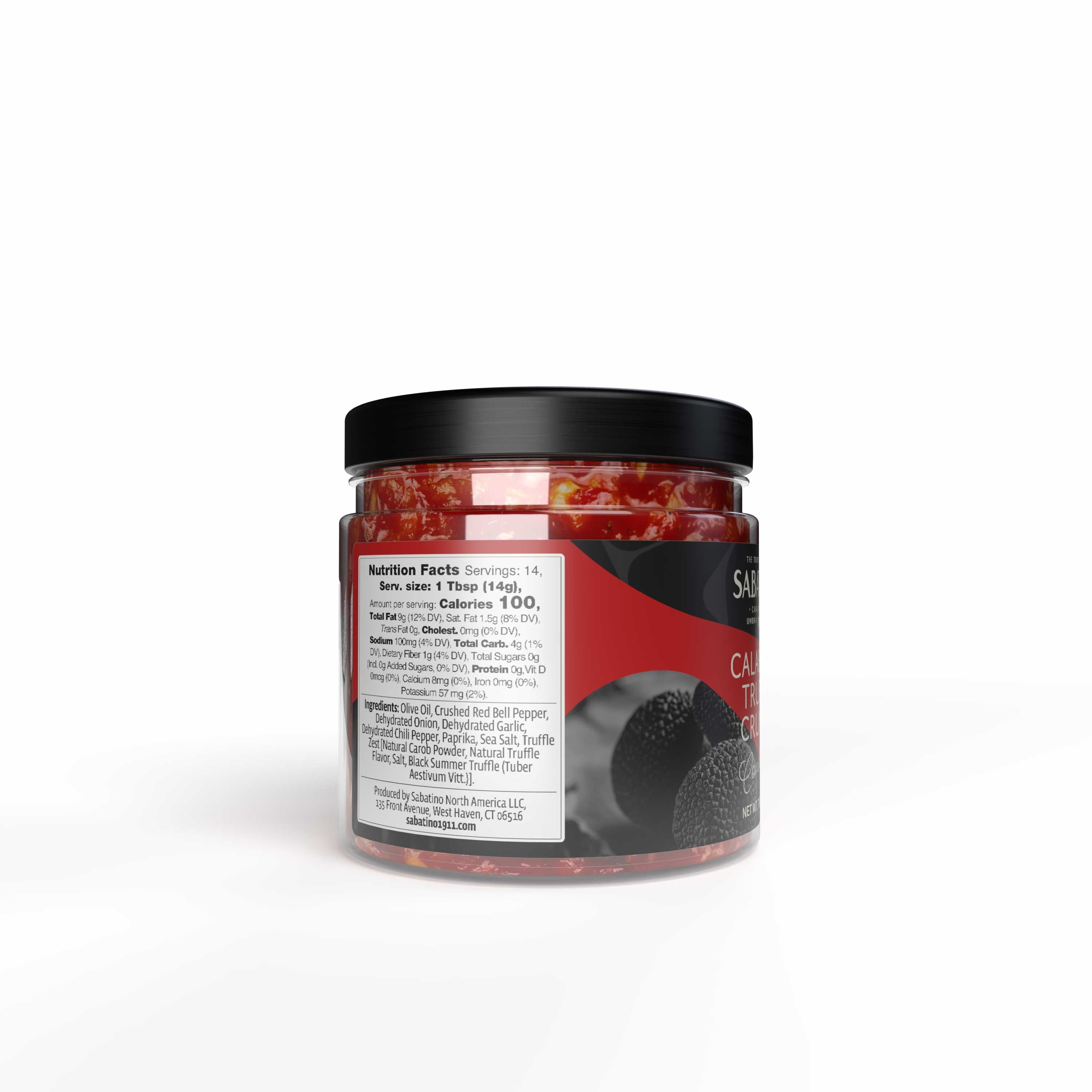 a jar of red sauce