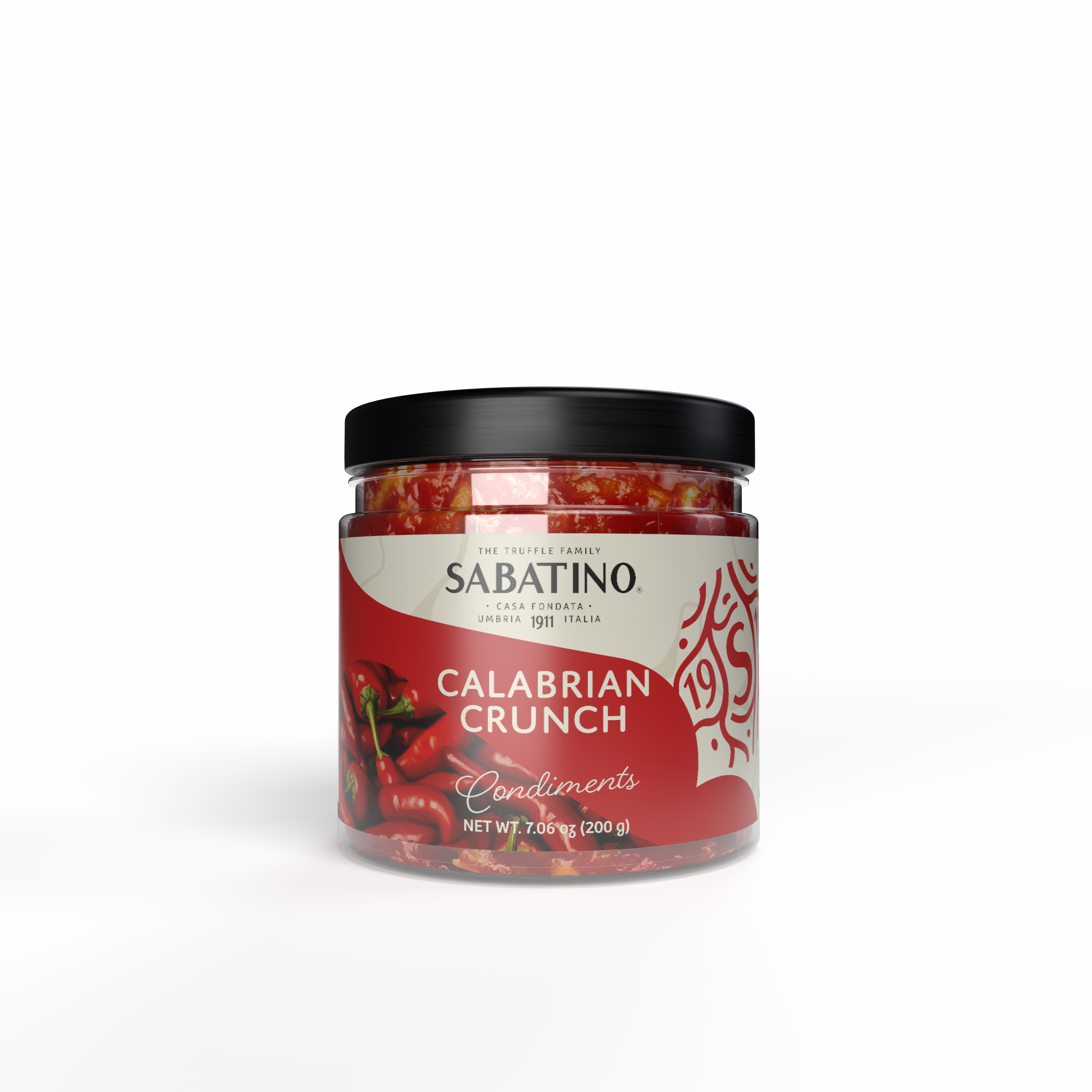 a jar of red food
