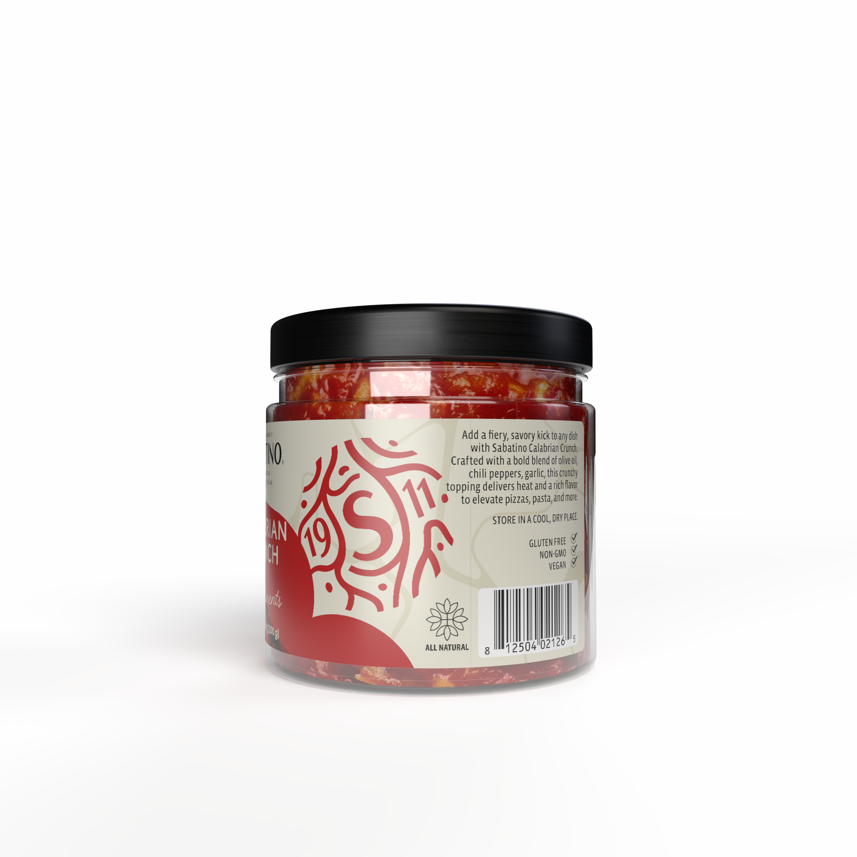 a jar of red food