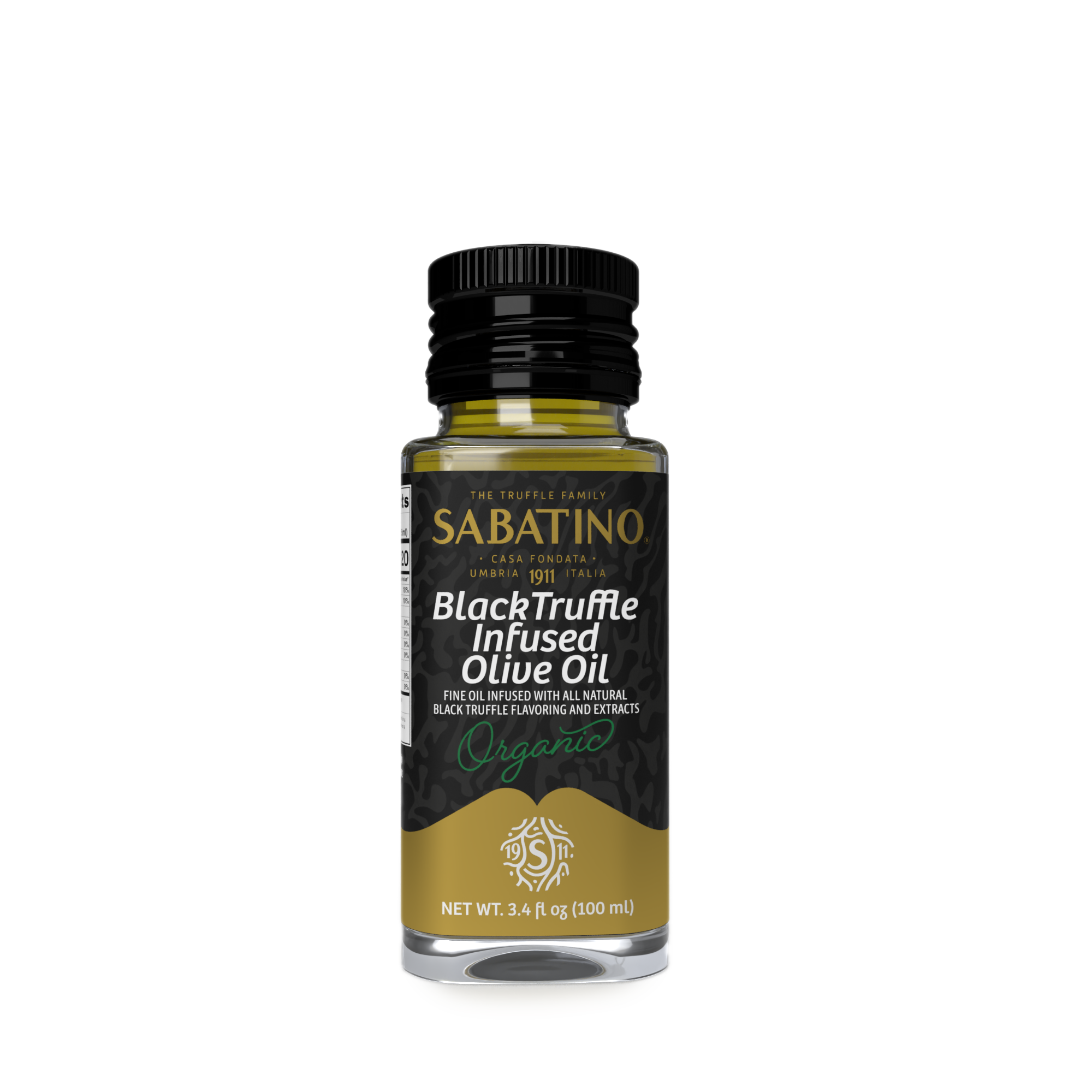 USDA Organic Black Truffle Infused Oil - 3.4 fl oz