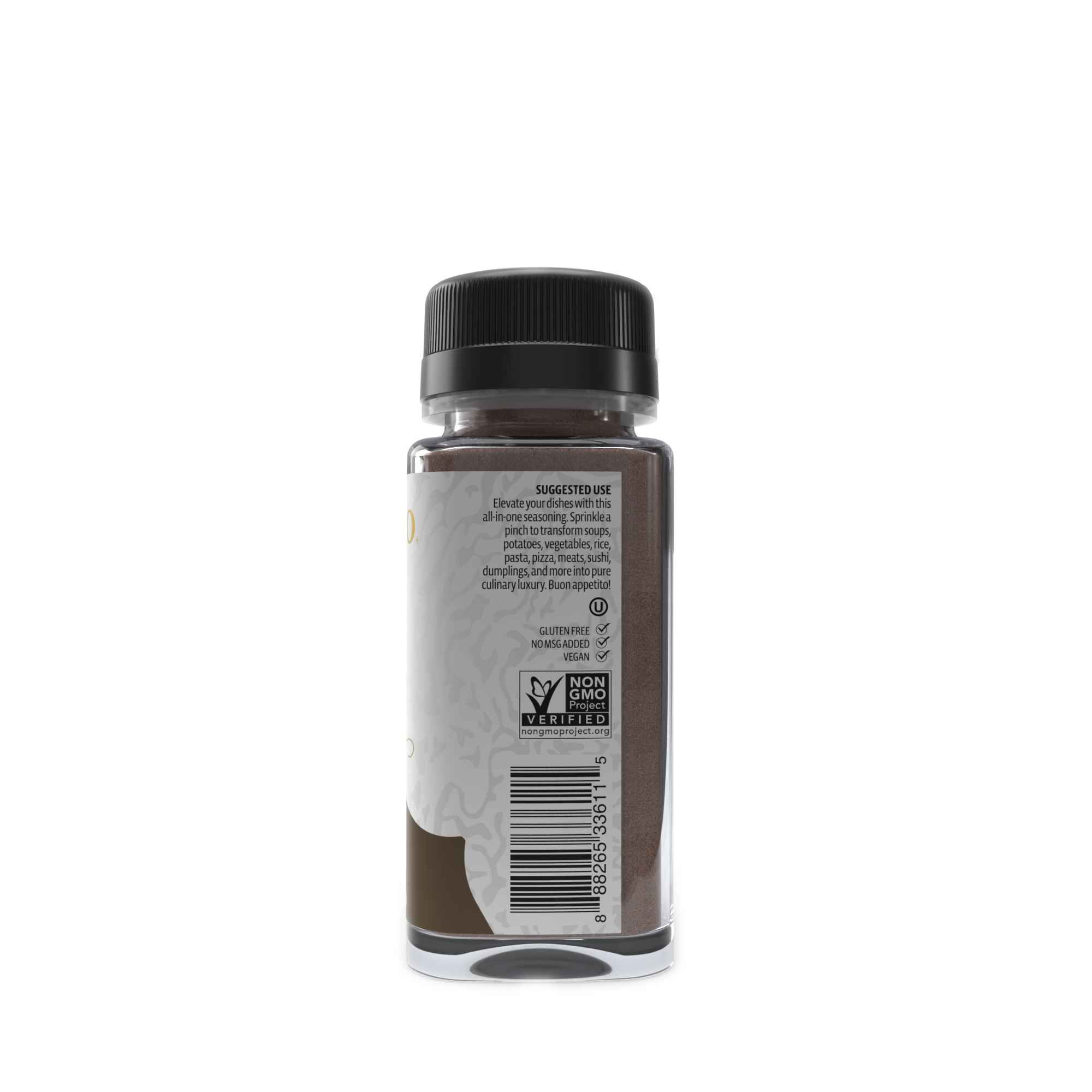 Truffle Zest® seasoning - 1.76 oz side of pot
