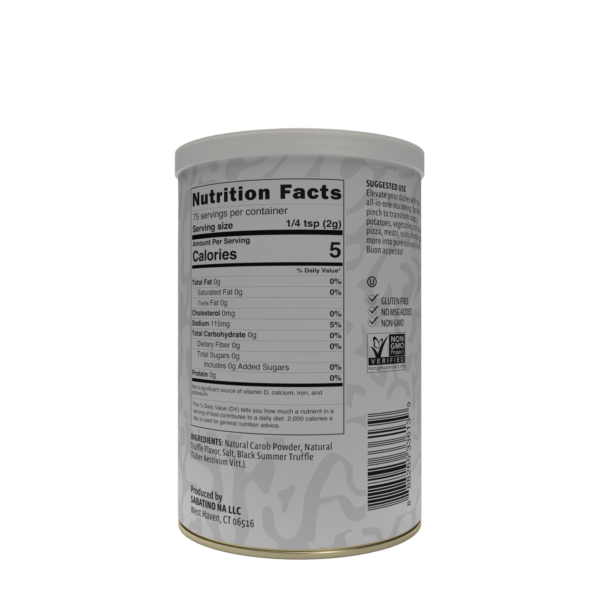 Truffle Zest® - 5.3 oz seasoning side image