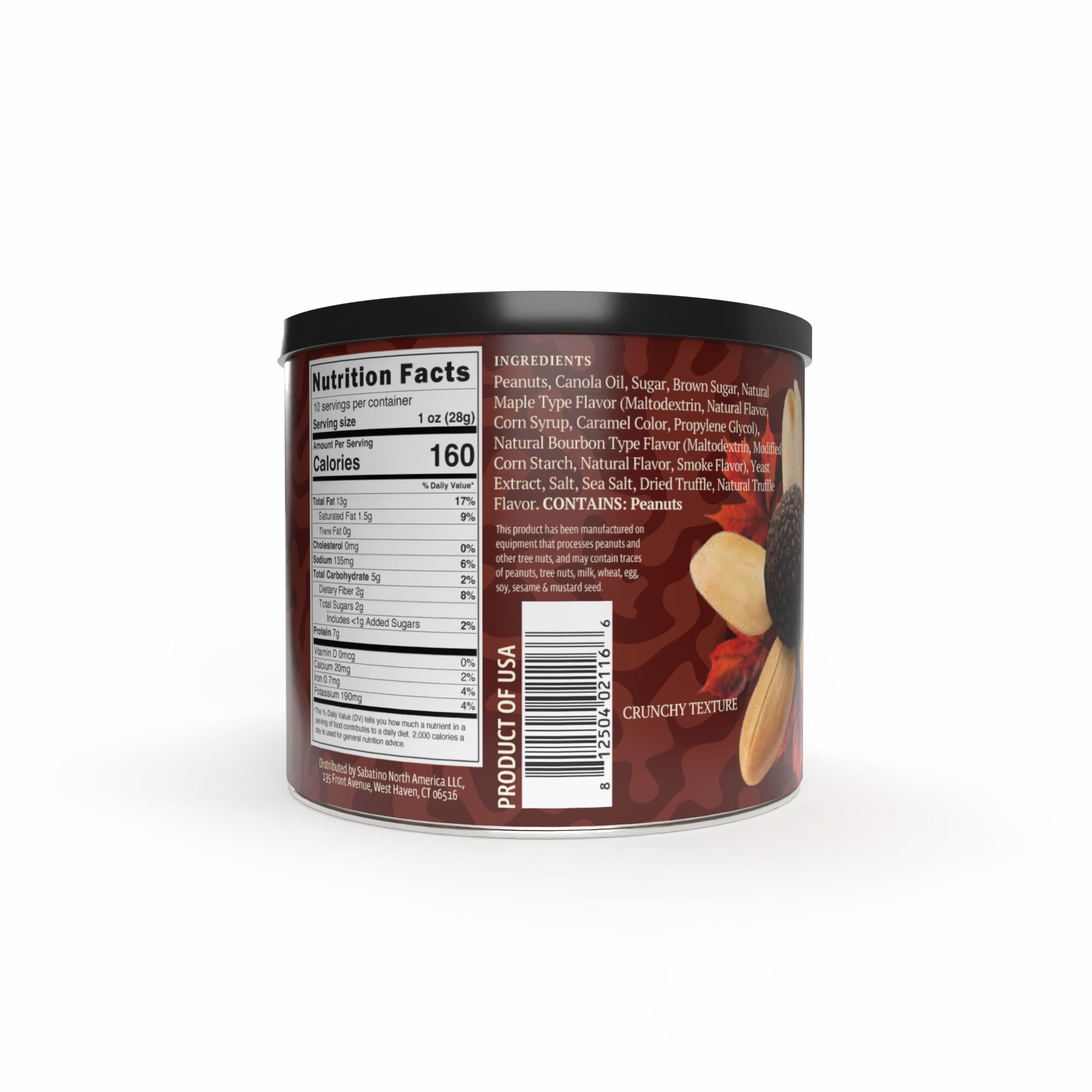 Maple Bourbon Black Truffle Peanuts