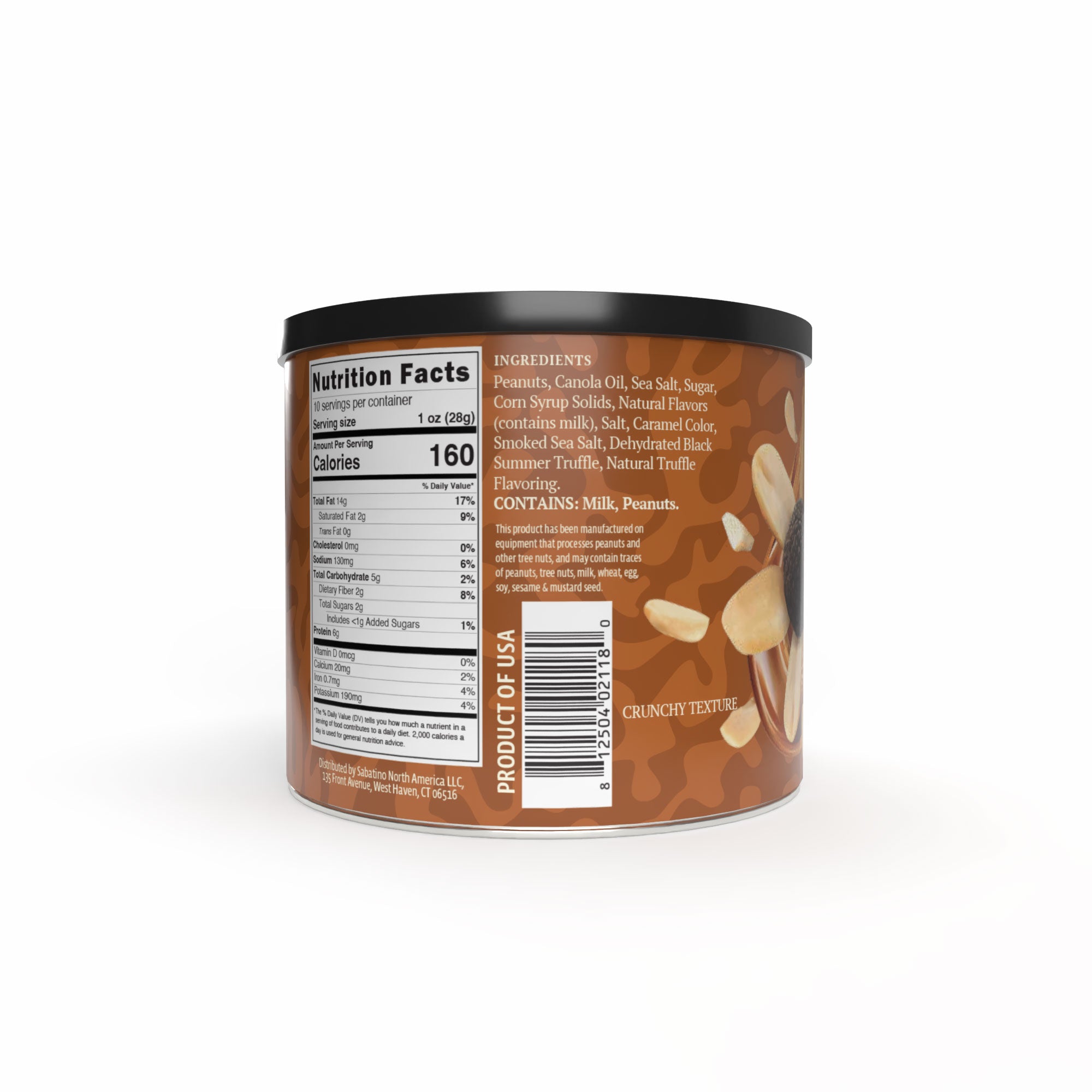 Salted Caramel Black Truffle Peanuts