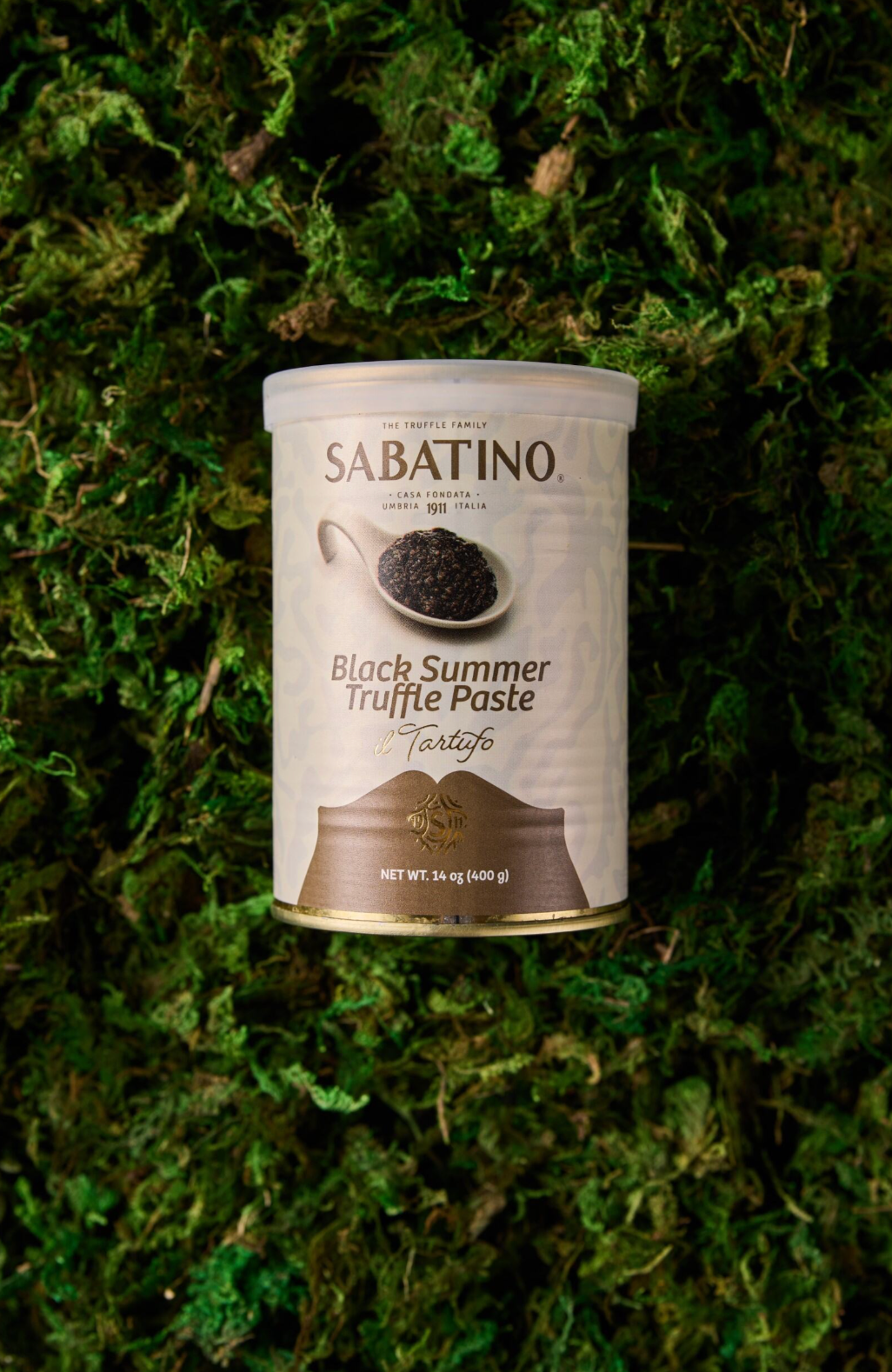 a can of black truffle paste