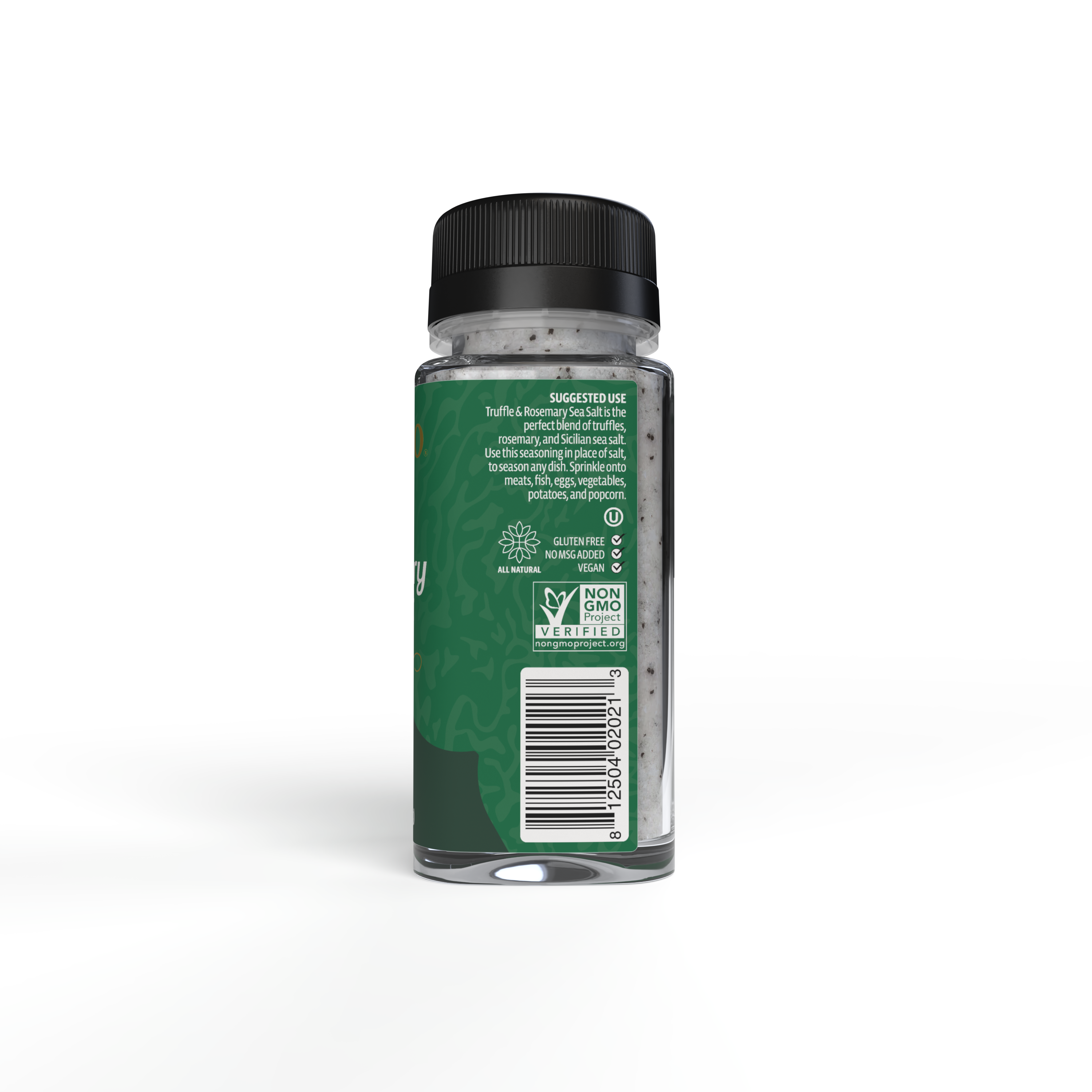 a bottle with a label