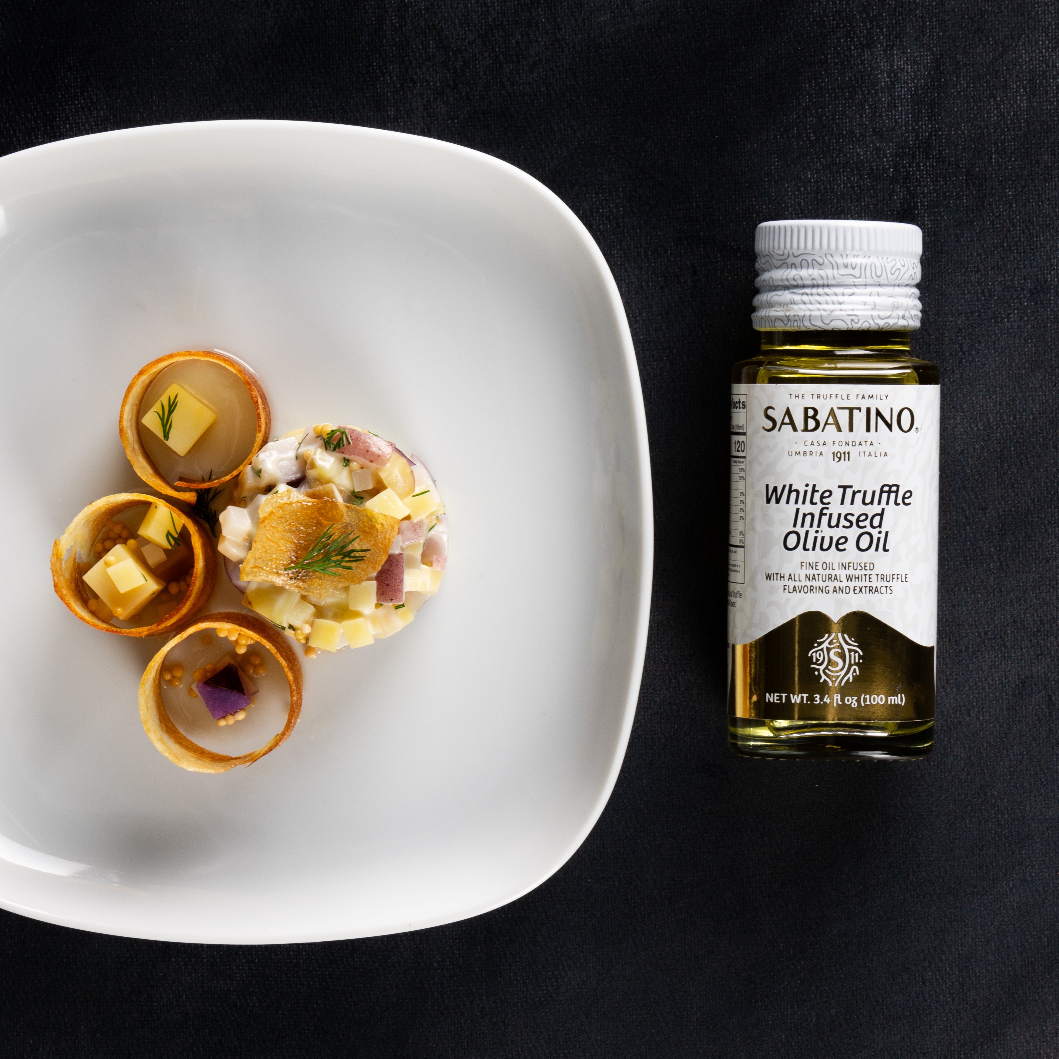 All Natural White Truffle Infused Oil - 3.4 fl oz