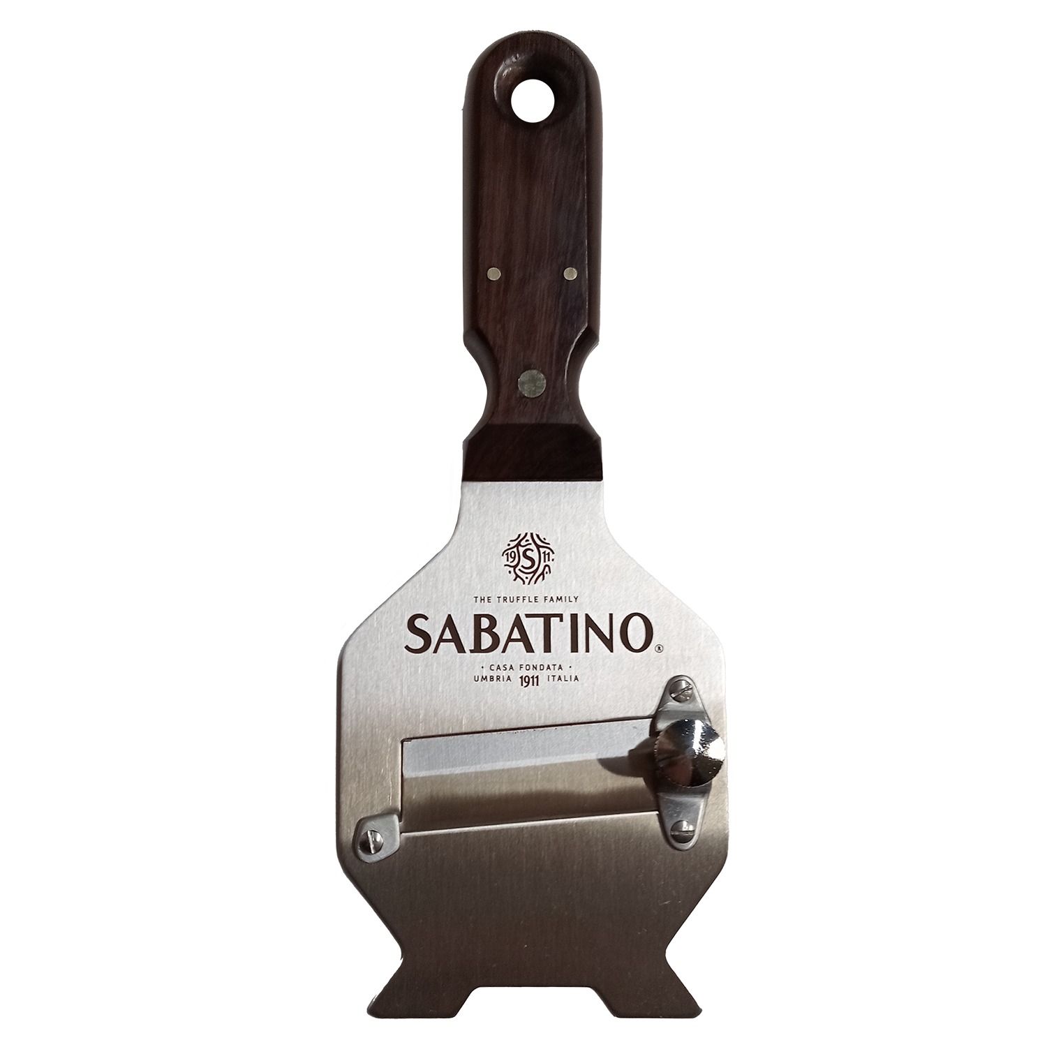 Stainless Steel Truffle Slicer With Wooden Handle