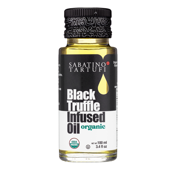 USDA Organic Black Truffle Infused Oil - 3.4 fl oz - Sabatino Truffles