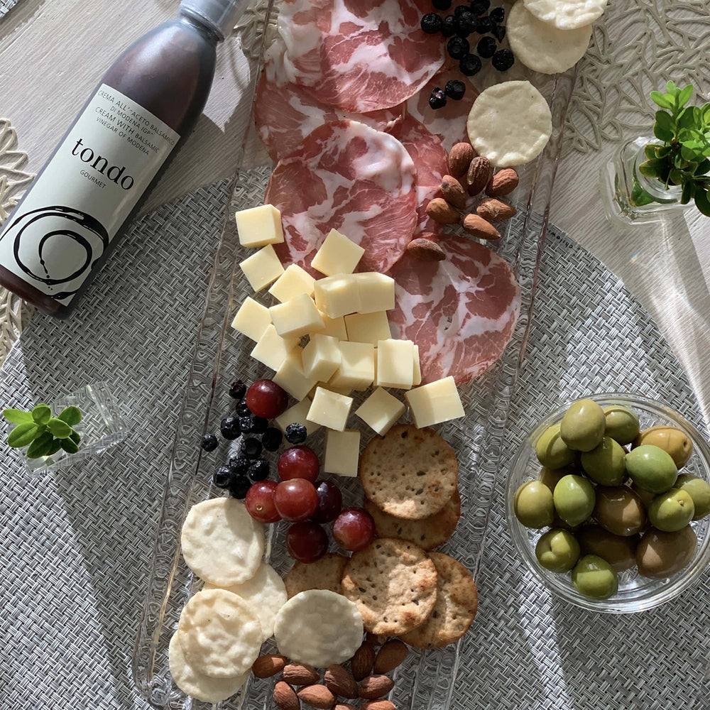 Black Balsamic Glaze - charcuterie board 